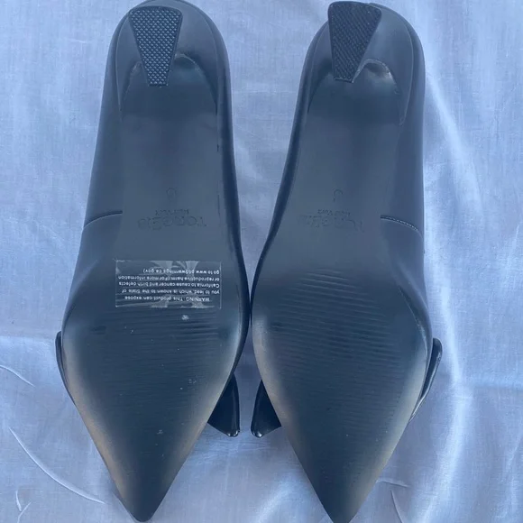 Torgeis Tamrina Black Women's Heels with Bow Detail - Picture 10 of 11